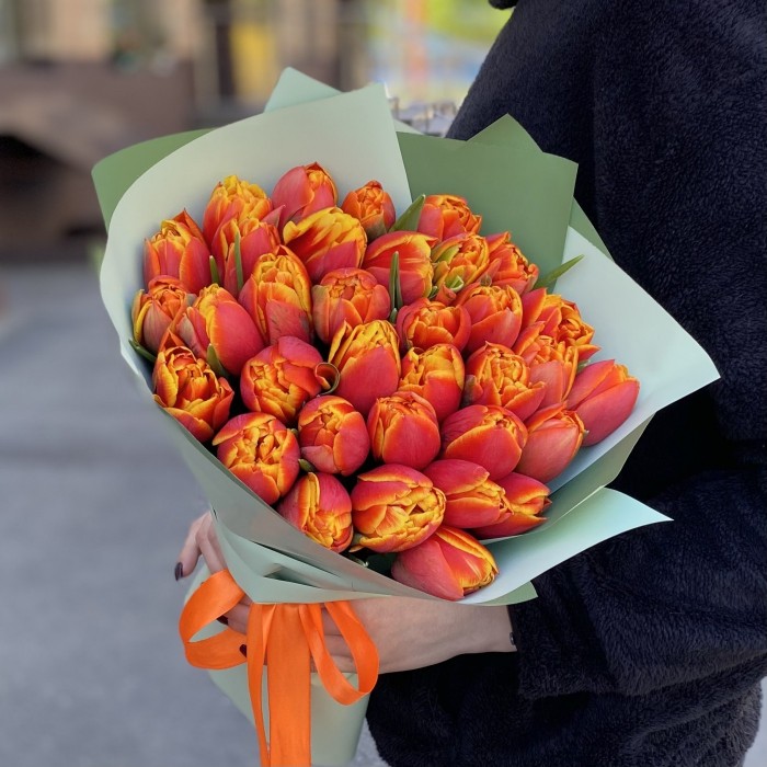 35 пионовидных тюльпанов Мира