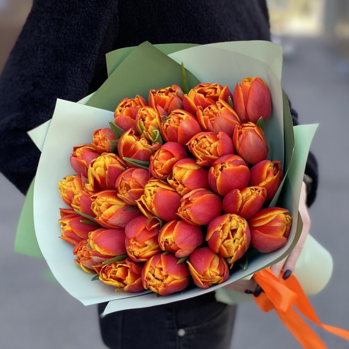 35 пионовидных тюльпанов Мира