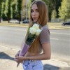 3 белые розы 60 см