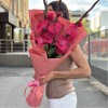 3 малиновых гладиолуса