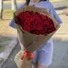 41 красная роза 70 см