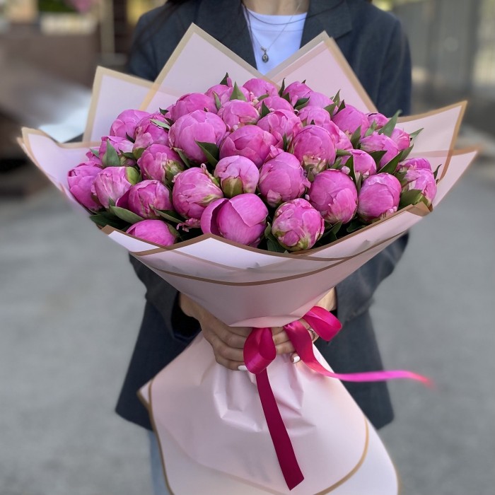 41 розовый пион Флеминг