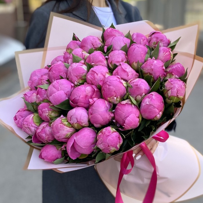 41 розовый пион Флеминг