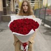 45 красных роз Эвер Ред 60 см