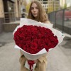 45 красных роз Эвер Ред 60 см