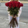 45 красных роз Эксплорер 80 см