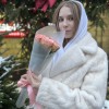 5 пионовидных роз Кахала 50 см