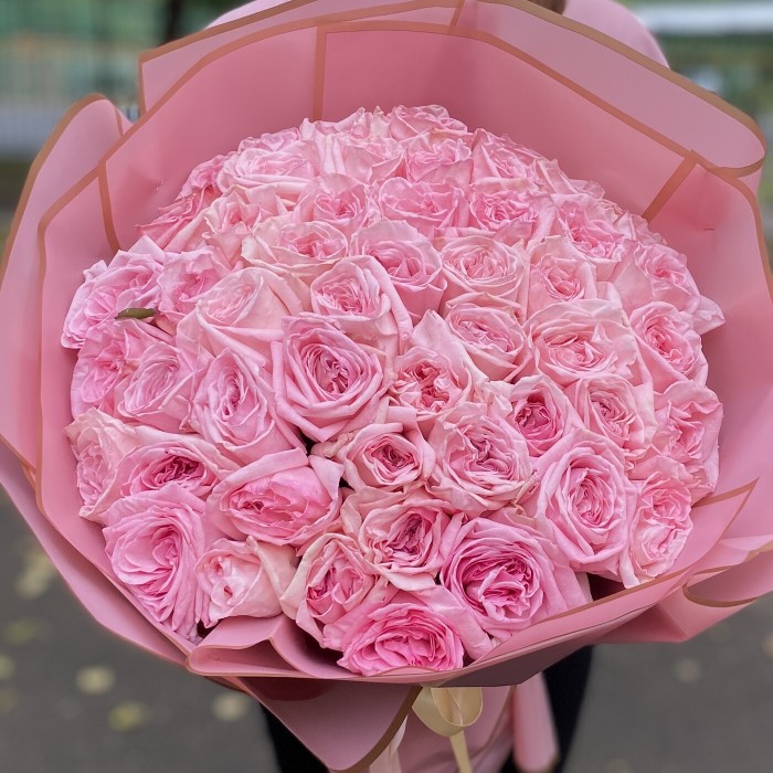 51 ароматная роза Пинк Охара 60см