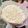 51 ароматная роза Вайт Охара 60см