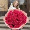 51 розовая роза Пинк Флойд 60 см