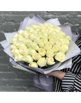 51 белая роза