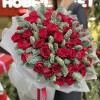 51 красная роза с нобилисом