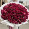 51 кустовая малиновая роза Алиша 70 см