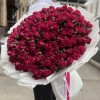 51 кустовая малиновая роза Алиша 70 см