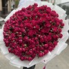 51 кустовая малиновая роза Алиша 70 см