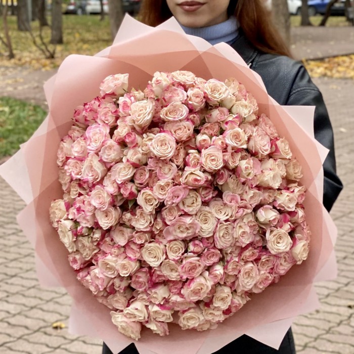51 кустовая роза Рефлекс 40см