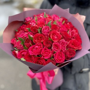 51 мини-роза малиновая 51 мини-роза малиновая