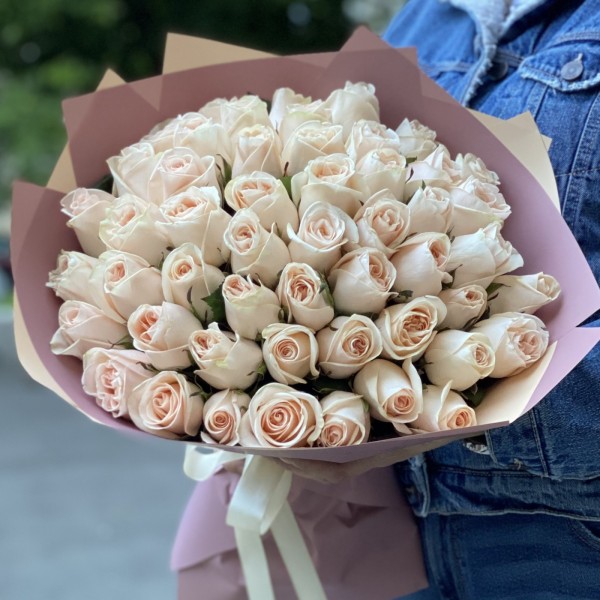 51 пионовидная роза Модести