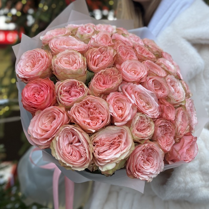 51 пионовидная роза Кахала 50 см