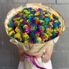 51 радужная роза
