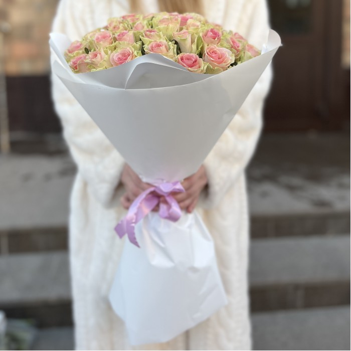 51 роза Топ - Гир 50 см