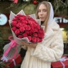 51 малиновая роза Такаци 50 см