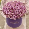 51 сиреневая роза Найнтингейл в коробке