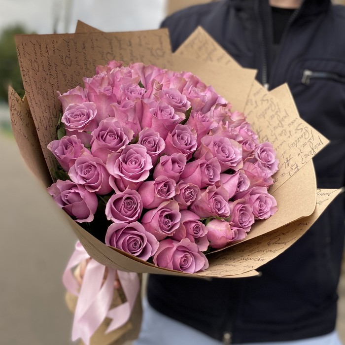 51 сиреневая роза