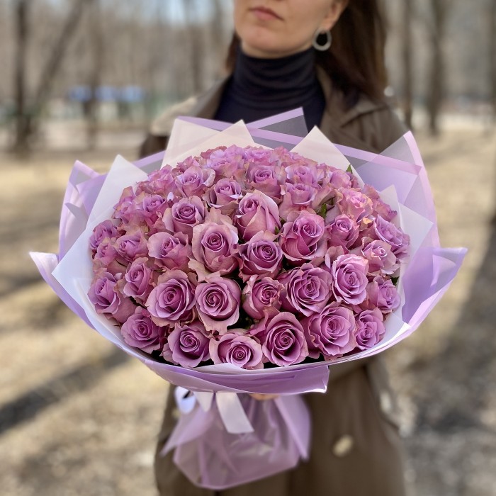 51 сиреневая роза