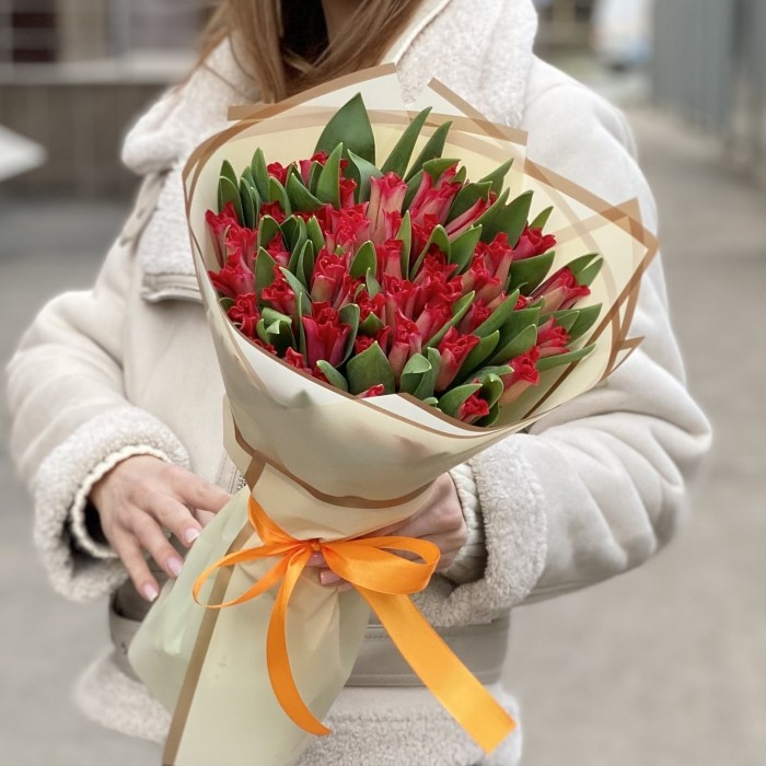 51 красный тюльпан Ред дресс