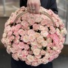 51 кустовая роза Рефлекс в корзине