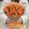 51 оранжевый махровый тюльпан Оранж пэшн