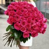 51 малиновая роза Пинк Флойд 80 см