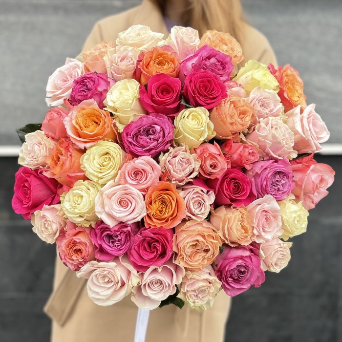 51 пастельная роза MIX