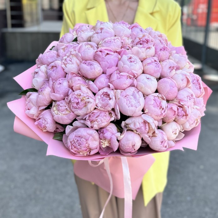 51 розовый пион Ангел Чикс