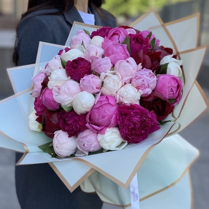 51 пион Микс в упаковке