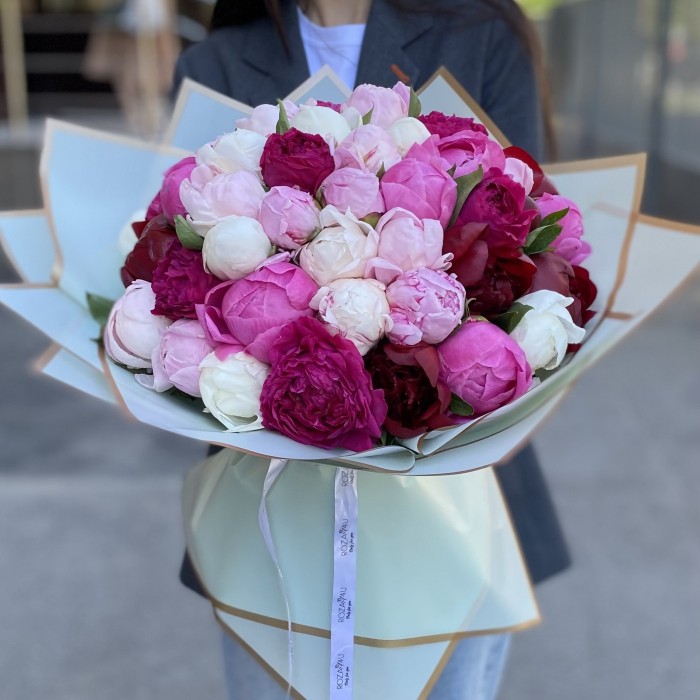 51 пион Микс в упаковке