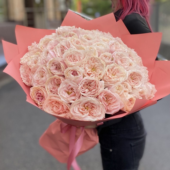 51 пионовидная роза Тсумуги