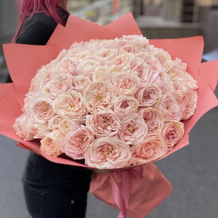 51 пионовидная роза Тсумуги