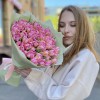 51 розовый пионовидный тюльпан Флеш Поинт