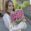 51 розовый пионовидный тюльпан Флеш Поинт