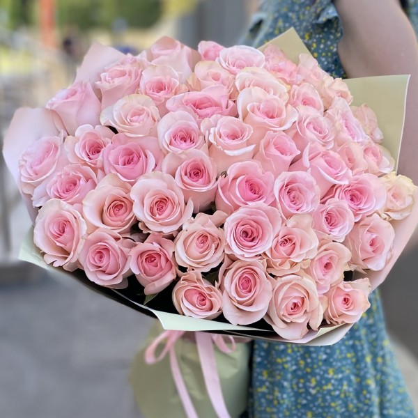 51 розовая роза Новия