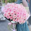 51 розовая роза Новия 50 см