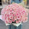 51 розовая роза Новия 50 см