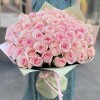 51 розовая роза Новия 50 см