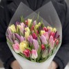 51 тюльпан микс пастельных оттенков