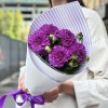 5 фиолетовых георгин