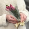 5 розовых тюльпанов Трезор