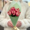 5 розовых тюльпанов Коламбус в упаковке
