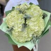 5 гортензий Лайм грин с эвкалиптом